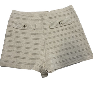 NEW RETROFETE Women’s Sandra Bandage Knit Shorts – Cream – Size S
